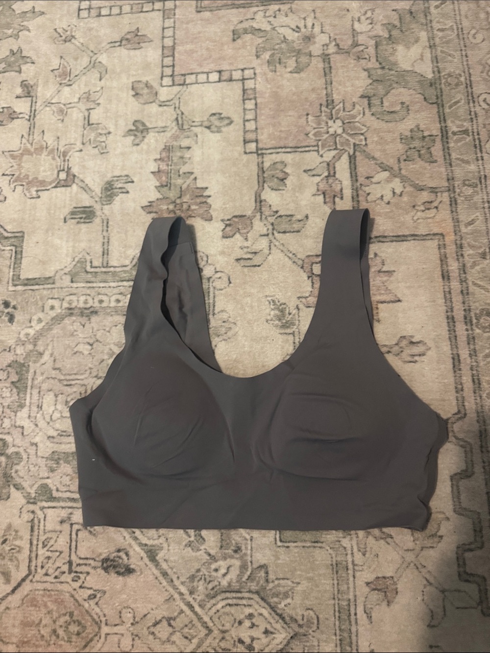 aerie Seamless Wireless Scoop Bralette - Charcoal Gray